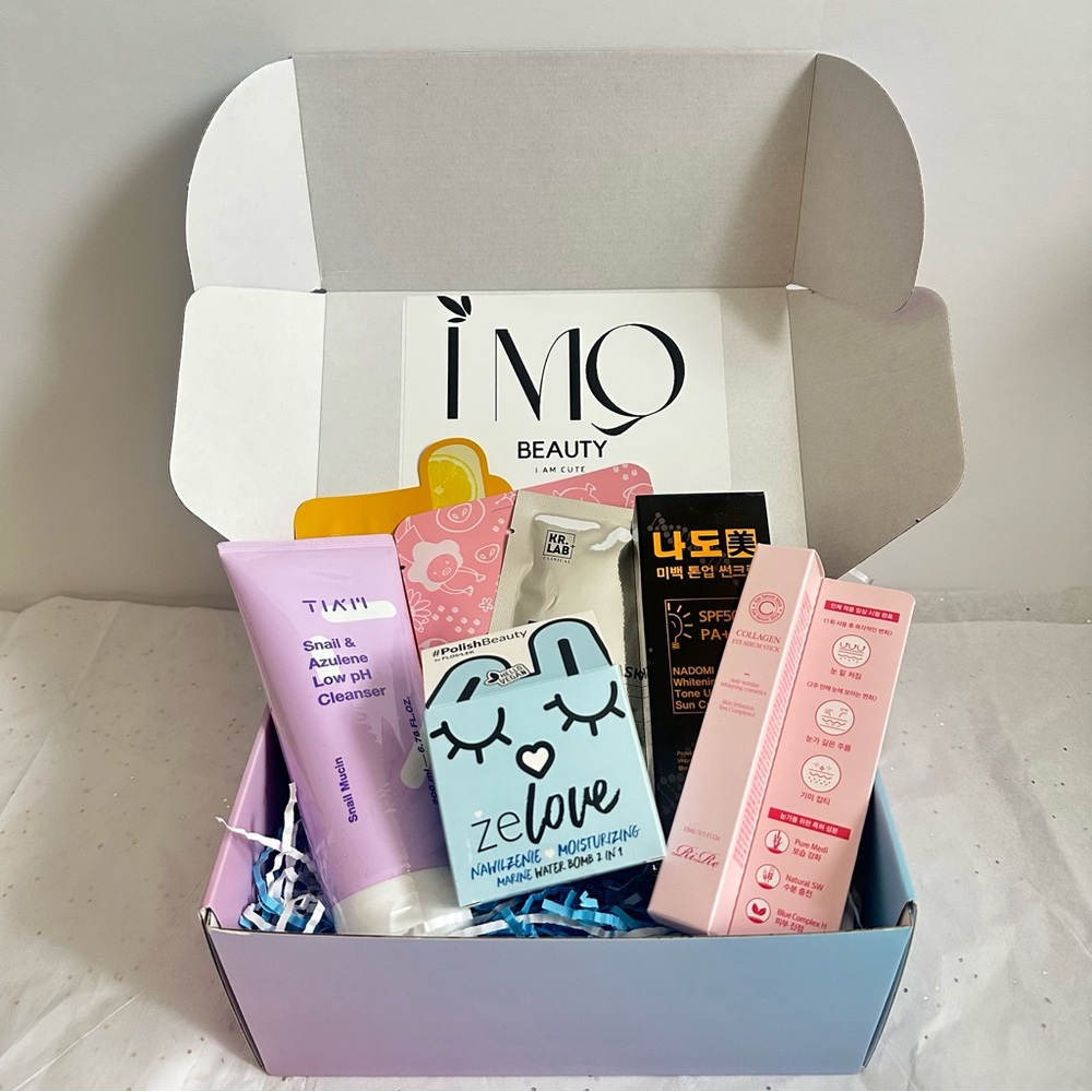 Morning skincare routine set- cleanser-eye cream- moisturizer- sunscreen